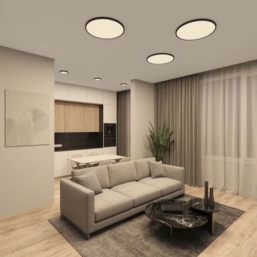 Потолочный светильник Denkirs Thin DK6520-BK изображение в интернет-магазине Cramer Light фото 6