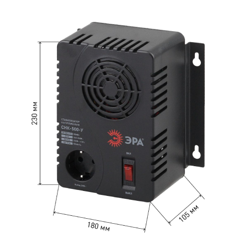 Стабилизатор Эра СНК-500-У Б0031063 дополнительное фото фото 3