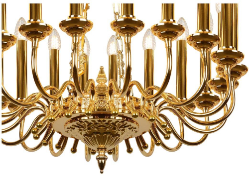 Подвесная люстра iLamp Louvre MD8551-20 GD изображение в интернет-магазине Cramer Light фото 2
