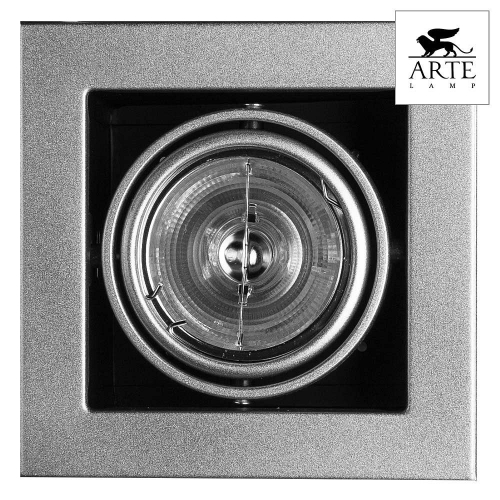 Встраиваемый светильник Arte Lamp Technika A5930PL-1SI изображение в интернет-магазине Cramer Light фото 4