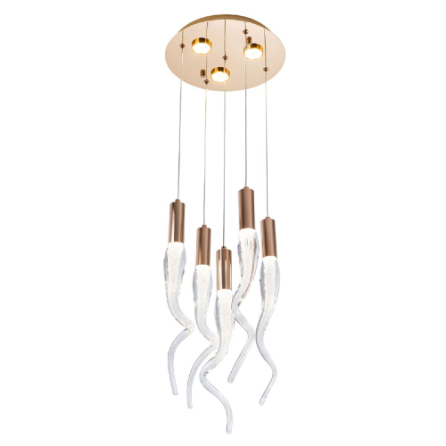 Каскадная люстра Modestyle MS.89135.5 GD изображение в интернет-магазине Cramer Light