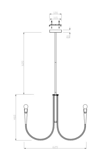 Люстра на штанге Freya Branches FR5253PL-06N изображение в интернет-магазине Cramer Light фото 5