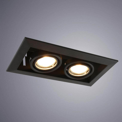 Встраиваемый светильник Arte Lamp Cardani Piccolo A5941PL-2BK изображение в интернет-магазине Cramer Light фото 3