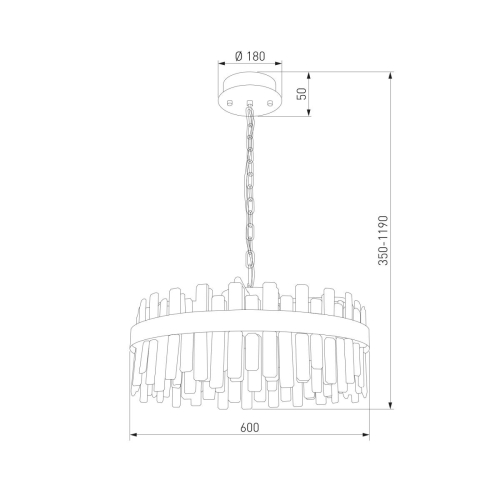 Подвесная люстра Bogates Sparkle 417/1 a067818 изображение в интернет-магазине Cramer Light фото 8