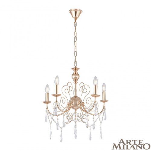 Подвесная люстра Arte Milano 345620/5 FGD изображение в интернет-магазине Cramer Light