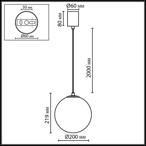 Подвесной светильник Odeon Light Midcent Magia 7109/1A изображение в интернет-магазине Cramer Light фото 2