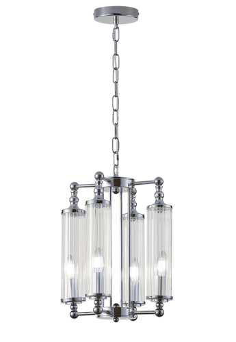Подвесная люстра Crystal Lux TOMAS SP4 CHROME изображение в интернет-магазине Cramer Light