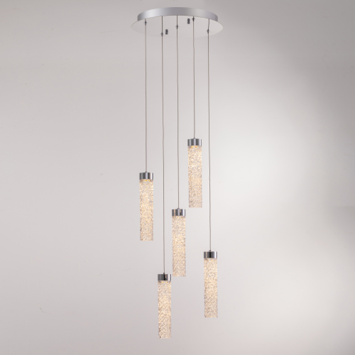 Подвесной светильник Delight Collection MD24030028-5A chrome/clear изображение в интернет-магазине Cramer Light фото 4