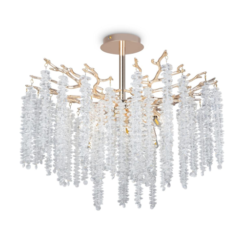 Люстра на штанге Freya Mineral FR1010CL-08G изображение в интернет-магазине Cramer Light фото 8