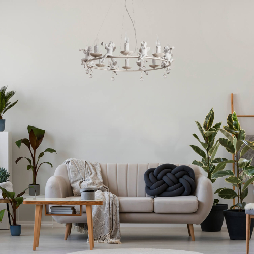 Подвесная люстра Arte Lamp Amur A1133SP-8WG изображение в интернет-магазине Cramer Light фото 6