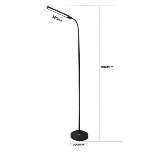 Торшер Reluce 00099-0.7-01 BK изображение в интернет-магазине Cramer Light фото 6