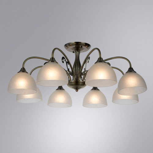 Потолочная люстра Arte Lamp Spica A3037PL-8AB изображение в интернет-магазине Cramer Light фото 3
