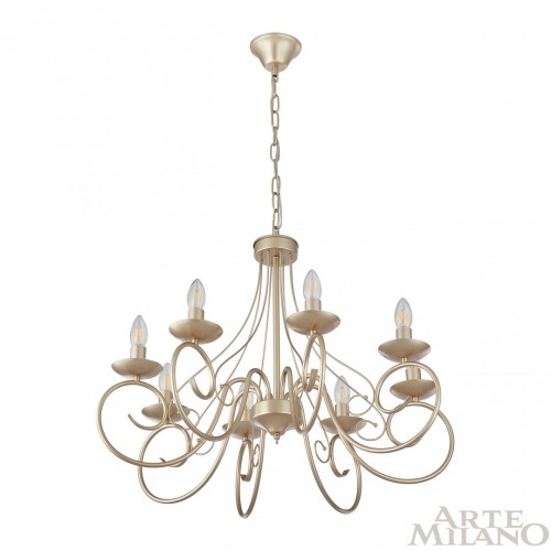 Подвесная люстра Arte Milano 349159/8 CG изображение в интернет-магазине Cramer Light фото 7