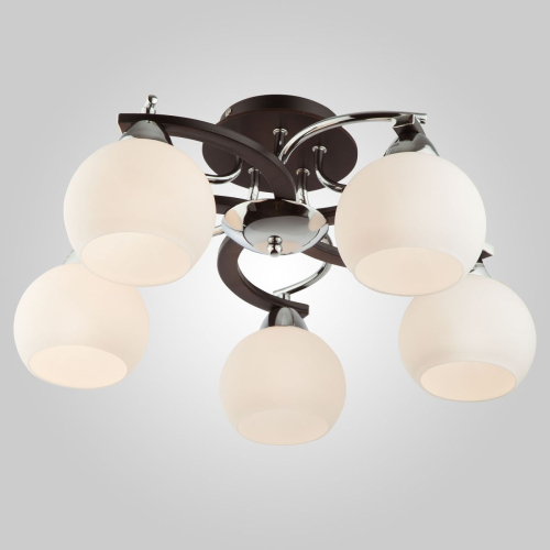 Потолочный светильник Eurosvet 9654/5 хром/черный 00000065865 изображение в интернет-магазине Cramer Light