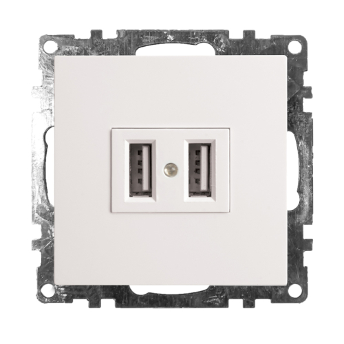 Розетка USB 2-местная Stekker Катрин 39686 дополнительное фото