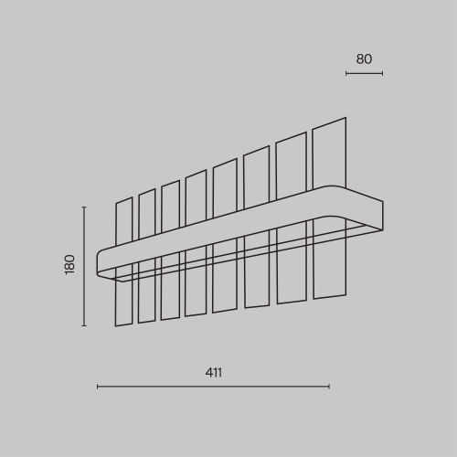 Настенный светильник Maytoni Mirage MOD173WL-L15BS3K изображение в интернет-магазине Cramer Light фото 2