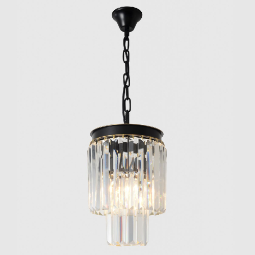 Подвесной светильник Crystal Lux MAXIME SP1 BLACK изображение в интернет-магазине Cramer Light