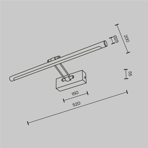 Подсветка для зеркал Maytoni Dazzle MIR267WL-L12CH3K дополнительное фото фото 6