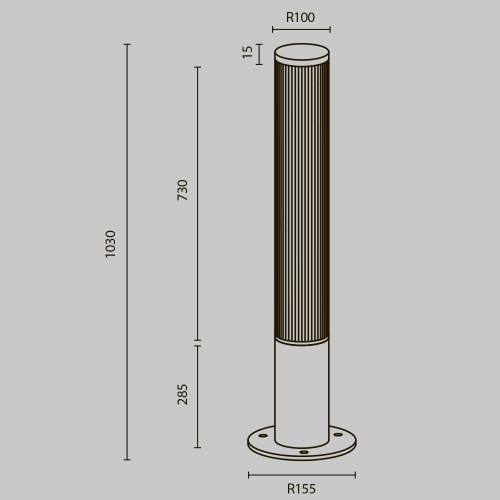 Ландшафтный светильник Maytoni Ster O467FL-L50B3K дополнительное фото фото 8