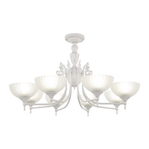 Потолочная люстра Arte Milano 340049/8 WT+SL изображение в интернет-магазине Cramer Light