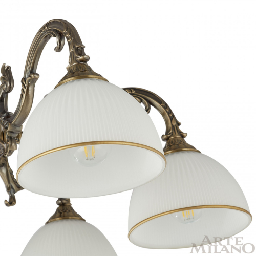 Потолочная люстра Arte Milano 346410/8 AB изображение в интернет-магазине Cramer Light фото 7