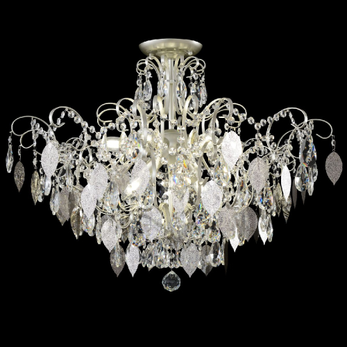 Потолочная люстра Crystal Lux ESMIRALDA PL9 SILVER изображение в интернет-магазине Cramer Light фото 4