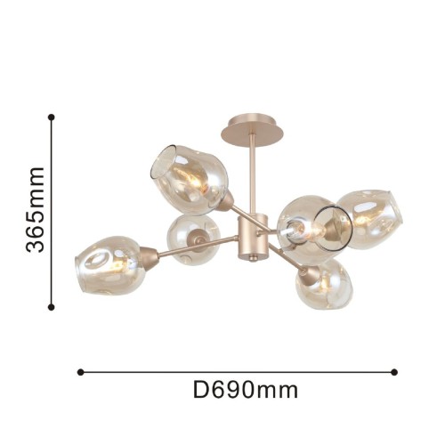 Потолочная люстра F-Promo Tilda 2658-6U изображение в интернет-магазине Cramer Light фото 2