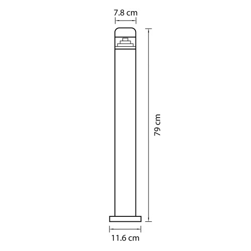 Уличный светодиодный светильник Lightstar Raggio 376707 дополнительное фото фото 2