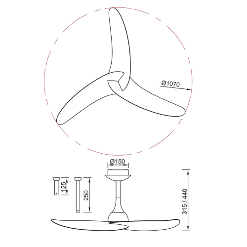 Потолочный вентилятор Mantra Ipanema 9042 изображение в интернет-магазине Cramer Light фото 4