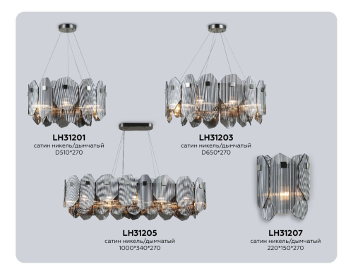 Подвесной светильник Ambrella Light High Light Crystal LH31201 изображение в интернет-магазине Cramer Light фото 8