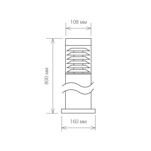 Уличный светильник Elektrostandard 1507 Techno черный 4690389083051 дополнительное фото фото 6