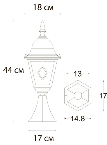 Ландшафтный светильник Arte Lamp Madrid A1541FN-1BN дополнительное фото фото 2