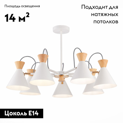 Потолочная люстра Evoluce Modica SLE125102-07 изображение в интернет-магазине Cramer Light фото 2