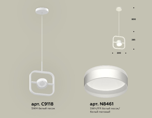 Подвесной светильник Ambrella Light Traditional (C9118, N8461) XB9118152 изображение в интернет-магазине Cramer Light фото 2