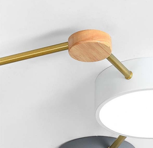 Потолочная люстра Lightera Tizzo LE239PL-3WG изображение в интернет-магазине Cramer Light фото 3