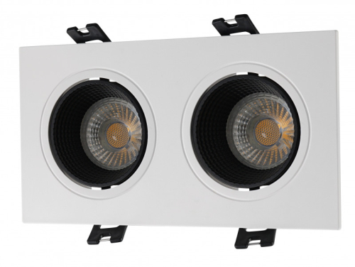 Встраиваемый светильник Denkirs DK3072-WH+BK изображение в интернет-магазине Cramer Light