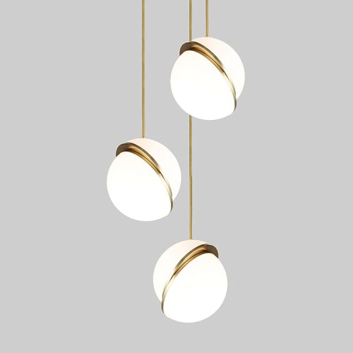 Подвесной светильник DeLight Collection Crescent 9182S/3S brass изображение в интернет-магазине Cramer Light фото 2