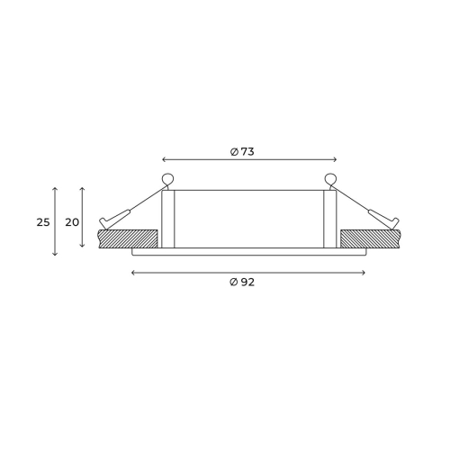 Встраиваемый светильник Hesby Lighting Breeze HSBL_0174 изображение в интернет-магазине Cramer Light фото 7