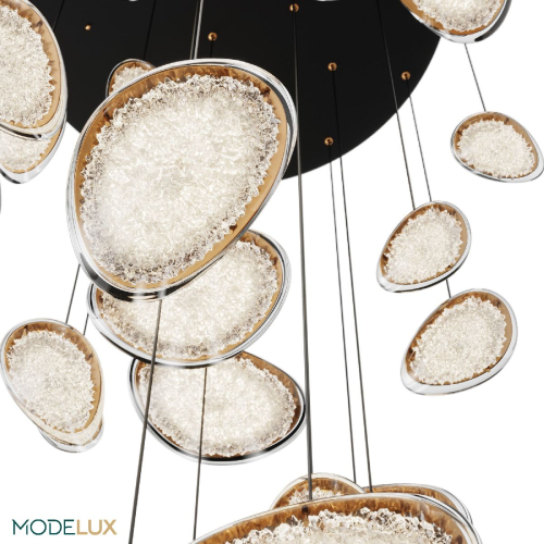 Каскадная люстра Modestyle MS.2326.25 BK изображение в интернет-магазине Cramer Light фото 2