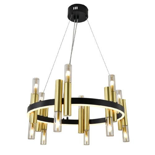 Подвесная люстра Indigo Fiamma 13027/12P Black V000107L изображение в интернет-магазине Cramer Light