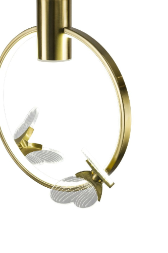 Подвесной светильник AM Group MARIPOSA SP2 POLISHED GOLD изображение в интернет-магазине Cramer Light фото 3