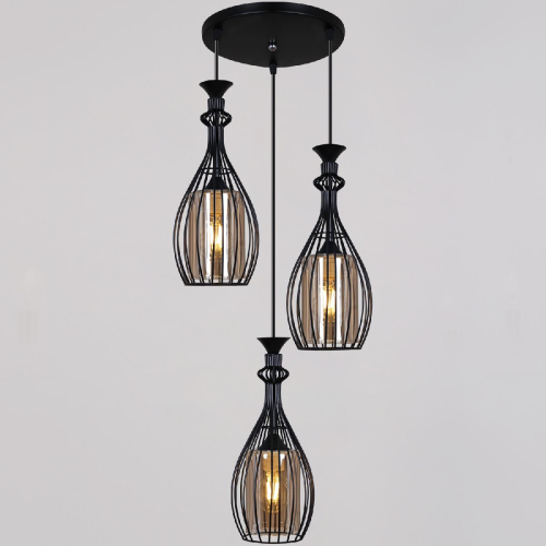 Подвесной светильник Reluce 02822-0.9-03 BK изображение в интернет-магазине Cramer Light