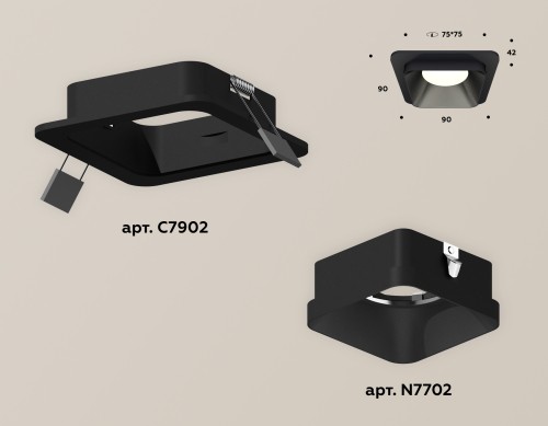 Встраиваемый светильник Ambrella Light Techno XC7902002 (C7902, N7702) изображение в интернет-магазине Cramer Light фото 2