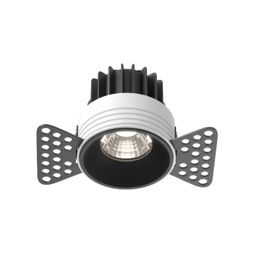 Встраиваемый светильник Maytoni Round DL058-7W4K-TRS-B изображение в интернет-магазине Cramer Light