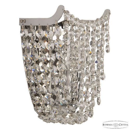 Настенный светильник Bohemia Ivele Crystal 778B/16 Ni изображение в интернет-магазине Cramer Light фото 2