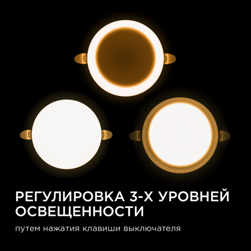 Встраиваемая светодиодная панель безрамочная Apeyron FLP 06-103 изображение в интернет-магазине Cramer Light фото 4