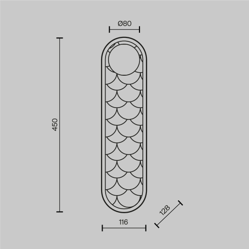 Настенный светильник Maytoni Perlamour MOD473WL-L25BSK изображение в интернет-магазине Cramer Light фото 7