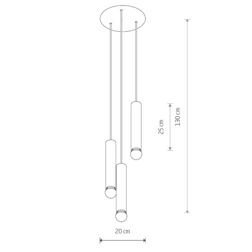 Подвесной светильник Nowodvorski Baton 7855 изображение в интернет-магазине Cramer Light фото 3