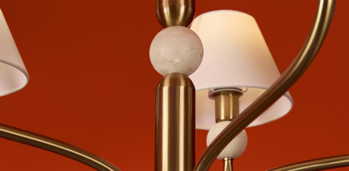 Люстра на штанге Freya Aurelia FR2058PL-05BS изображение в интернет-магазине Cramer Light фото 13