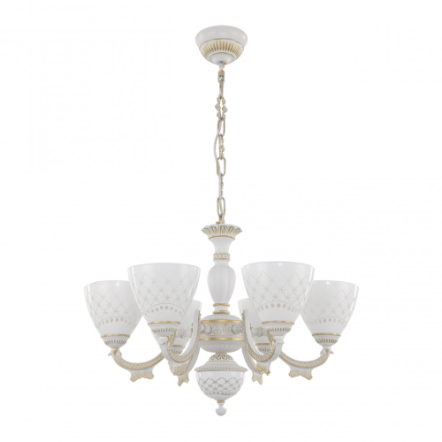 Подвесная люстра Arte Milano 343837/6 WT+G изображение в интернет-магазине Cramer Light